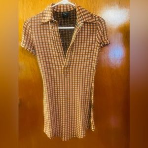 Gaultier orange and brown top